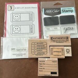 Crafting stamps for your business.